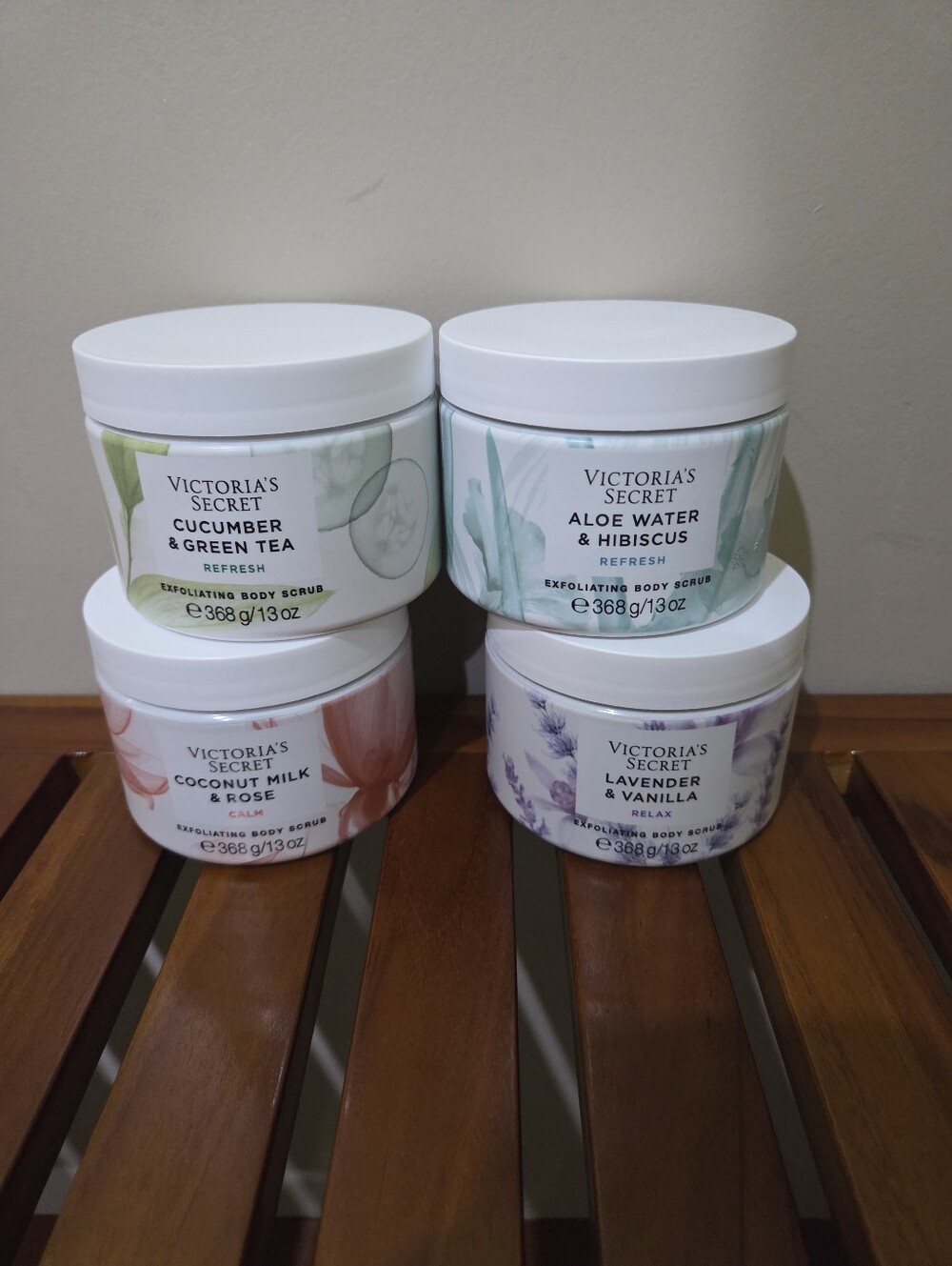 Victoria's Secret Exfoliating Body Scrub Variety-Green, Teal, Pink, Lavender NEW